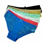 6 Pack Women Knickers Underwear Lady Lace Panties Seamless Briefs Pants - M - Image 3