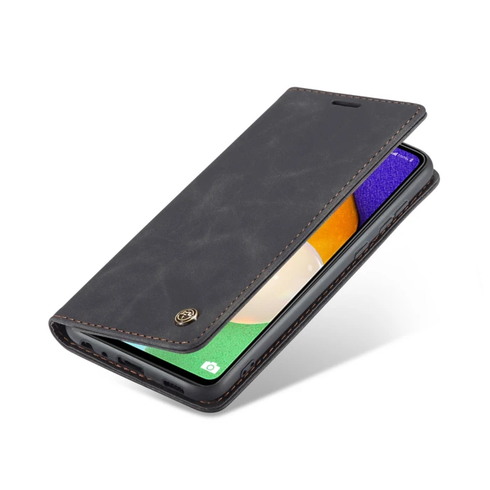 For Samsung Galaxy A53 5G CaseMe 013 Multifunctional Horizontal Flip Leather Phone Case(Black) - Image 2