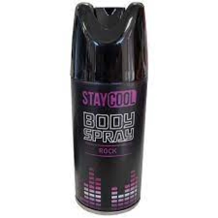Stay Cool Body Spray, Arm Deodorant, Rock 150ml Free Delivery - Image 1