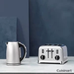 Cuisinart Style Multi Temp 1.7L Kettle & 4 Slot Toaster Set - Frosted Pearl - Image 2