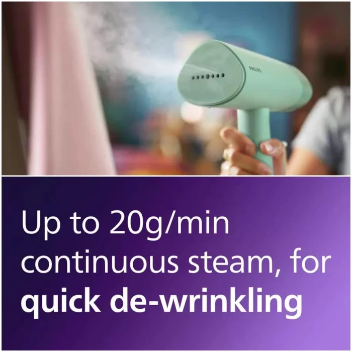 Philips Steam Iron 5000 Series, 2400 W Power, 40 g/min Continuous Steam, 180 g Steam Boost, SteamGlide Plus, DST5020/26 - Image 3