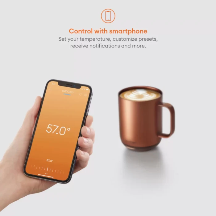 Ember 10oz (295ml) Temperature Control Mug 2 in Copper - Image 2
