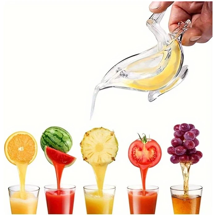 Manual / Transparent Fruit, Lime, Citrus Juicer, Lemon Squeezer, Clip - Free Delivery - Image 2
