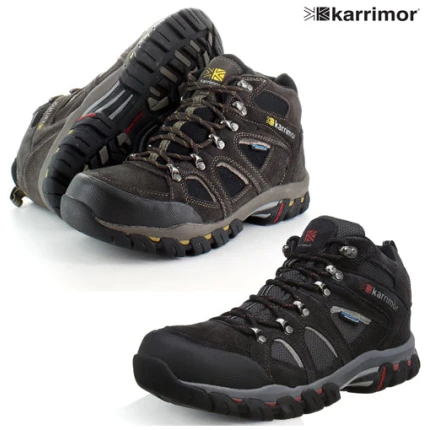 Mens Karrimor Bodmin IV Weathertite Mid Rise Waterproof Hiking Shoes