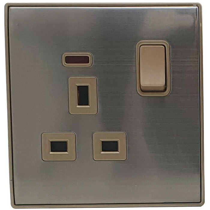 Double Wall UK Plug Socket 2 Gang 13A with/without USB Charger Port Outlet Plate~3869 - Image 12