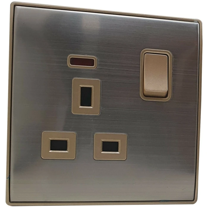 Double Wall UK Plug Socket 2 Gang 13A with/without USB Charger Port Outlet Plate~3869 - Image 11