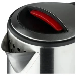 Holms & Moresby Brushed Stainless Steel Electric 2.3L Cordless Kettle (Quiet & Fast Boil 1800W, washable anti-scale filter, Pull to open hinged lid, Perfect pour spout) UK Brand - Image 4